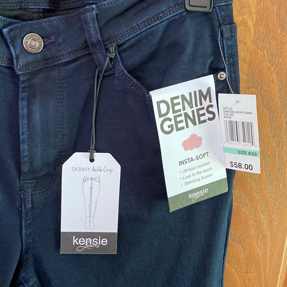 Kensie Skinny Ankle Crop Jeans